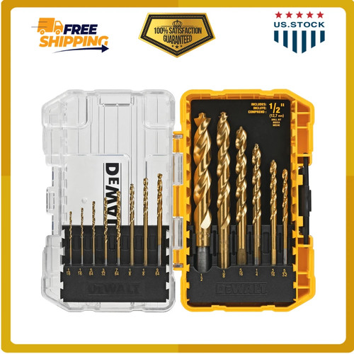 Dewalt drill bit set titanium - drill, set,