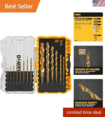 Dewalt piece drill bit - 14-piece,