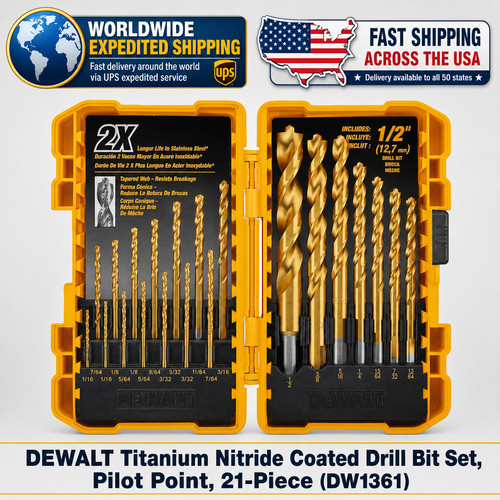Dewalt titanium nitride coated - titanium,
